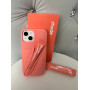 Матовий чохол Rhode Peach Pit для iPhone 15 з глянцевим блиском